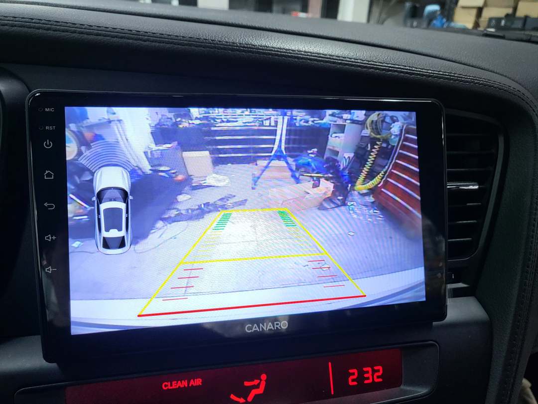 기존 CMOS 카메라 화면, 모니터만 바꾼 상태